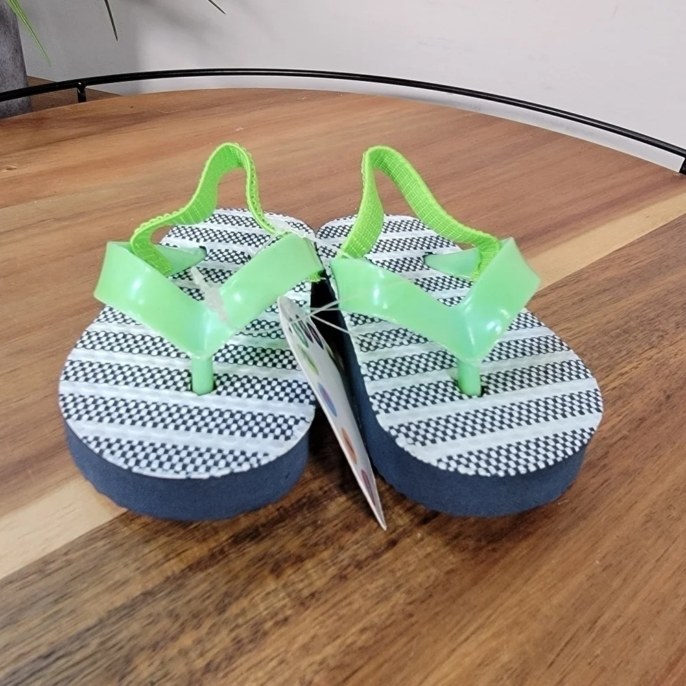 Wippette Blue and green Baby sandals pool beach Size XS